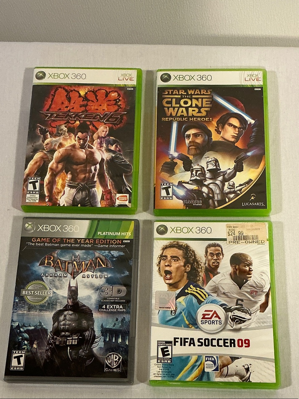 XBOX 360. 4 GAME BUNDLE. $10 Variety of Ames